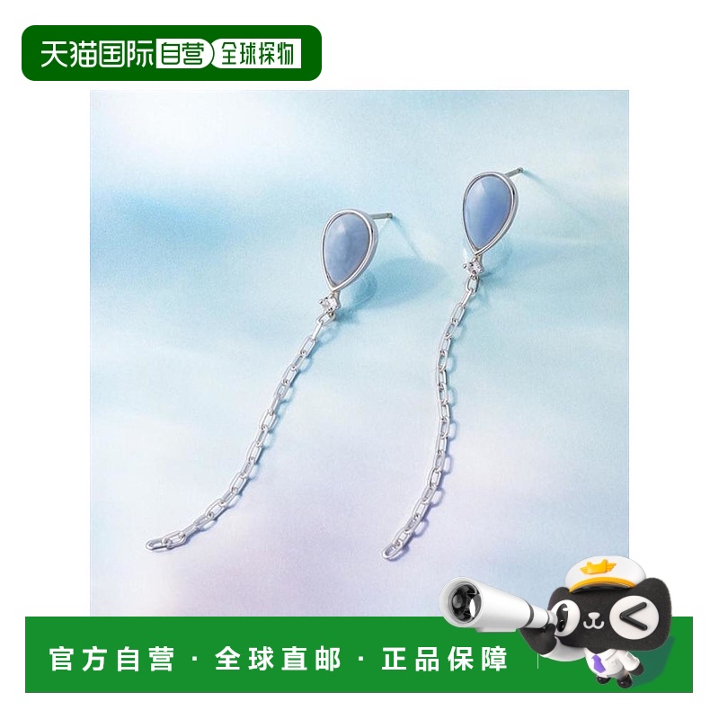 日本直邮日潮4度C 4℃ Canal 银色耳环152424251002生日耳钉纯银