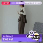两件套 1h可退 宽松显瘦套 女装 格纹背心裤 日本直邮Sonny Label
