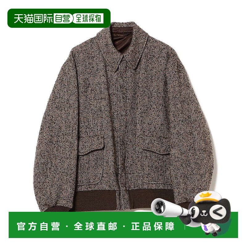 1h可退 日本直邮Kaptain Sunshine 男装 宽松半拉链 高级混纺飞行