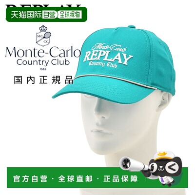 日本直邮REPLAY Monte Carlo Country Club 棒球帽 男女通用 棉质