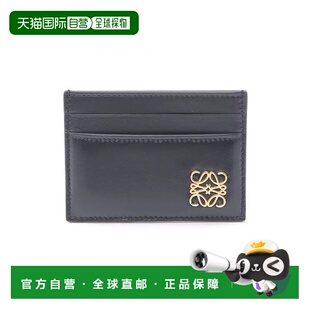 日本直邮中古Loewe罗意威女S级99新card case卡包牛皮卡包黑色