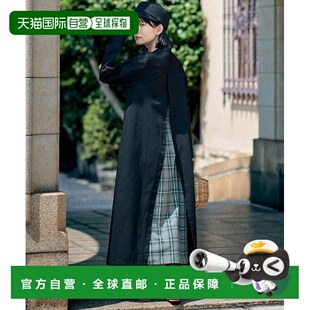 1h可退 日本直邮Sunny clouds 女装 全棉宽松魔女风背心格纹连衣