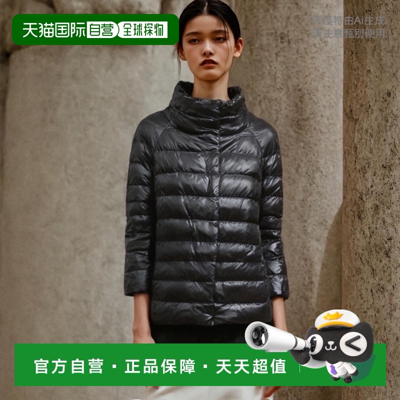 日本直邮HERNO 羽绒服外套斗篷 CAPE 女士短款 3/4 袖 PI0046DIC