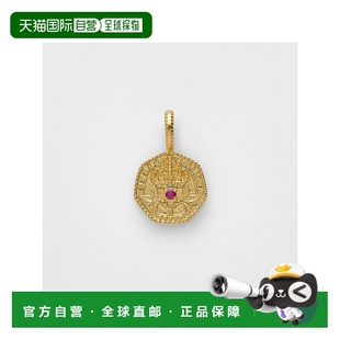 日本直邮日潮 阿卡朵WEB限定7月生辰石金红宝石吊坠单只 agete