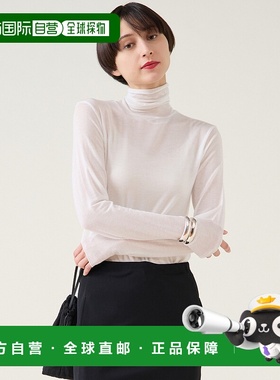 1h可退 日本直邮martinique 女装 羊绒真丝混纺 舒适亲肤打底衫 A