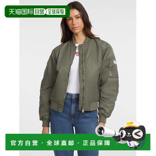 日本直邮GUESS 尼龙女士飞行夹克 外套户外