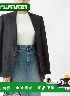 日本直邮Celine JUDE 女士灰色双扣单排扣夹克 2v49f 438v 10ah