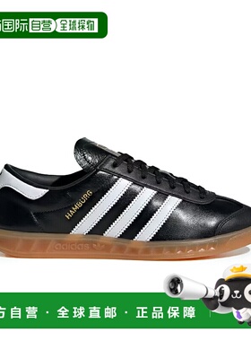 日本直邮阿迪达斯 HAMBURG 男女同款低帮运动鞋 CORE BLACK/FTWR