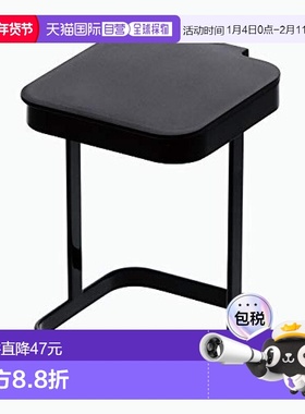 【日本直邮】山崎实业 塑料袋环保袋支架 带盖 黑色 tower 3331