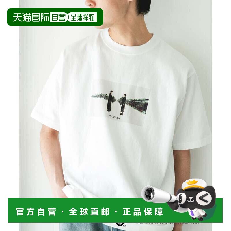 日本直邮URBAN RESEARCH 黑客帝国短袖T恤 白色
