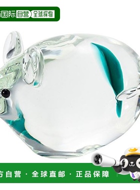 【日本直邮】Aderia阿德利亚 玻璃生肖摆件 翡翠 鼠