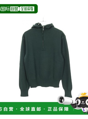 日本直邮中古Burberry博柏利男S级99新sweater毛衣羊毛上衣绿色