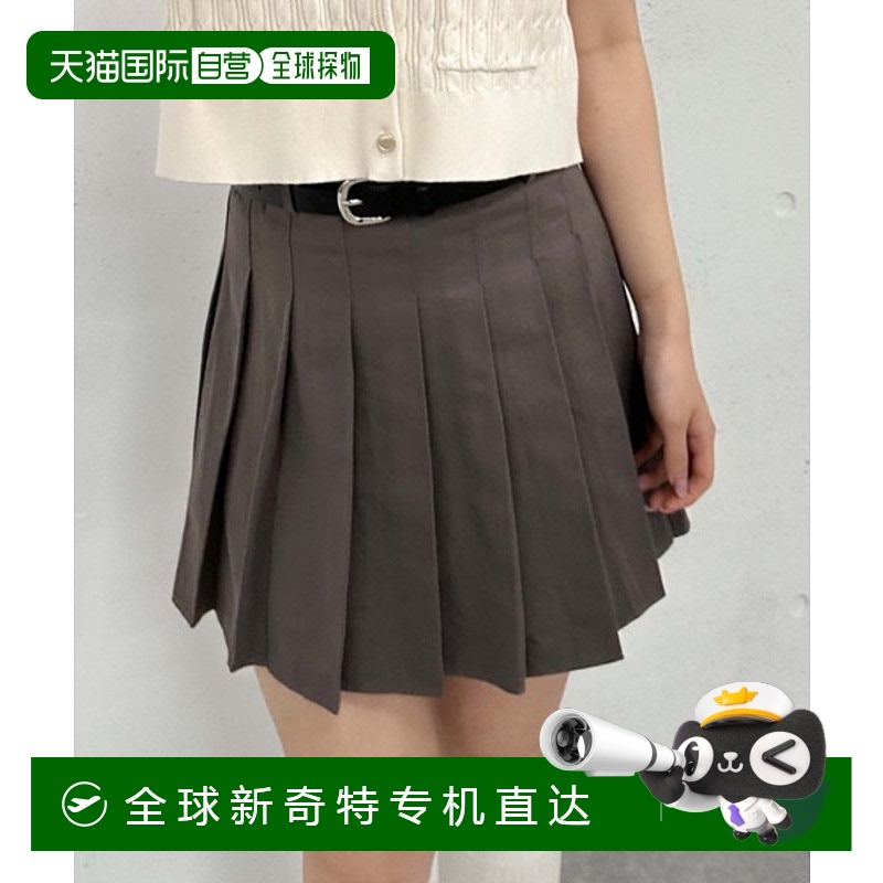 1h可退 日本直邮archives女士高腰版型全棉百褶迷你裙 2531701950
