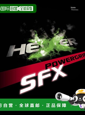 日本直邮andro HEXER POWERGRIP SFX（红色）软橡胶背衬