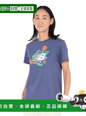 日本直邮 New Balance 花卉图案短袖T恤 女士款 [WT51931DRE]