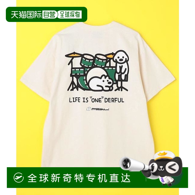 1h可退 日本直邮matsui×FREAK'S STORE 联名「Ds」背面印花 圆领