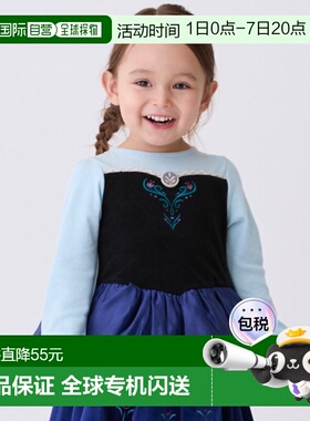 日本直邮品牌官方发货PETIT MAIN迪士尼联名公主裙2026新款女童