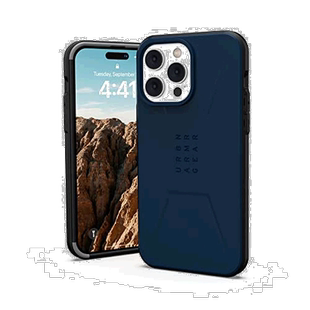 【日本直邮】Urban Armor Gear 苹果14ProMax手机壳 CIVILIAN蓝色