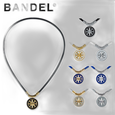 日本直邮BANDEL Healthcare 地球磁性项链