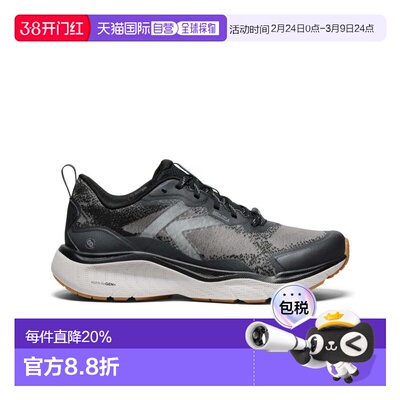 日潮跑腿Keen科恩 女款 Reiki 防水耐磨登山鞋 Black/SteelGrey 2