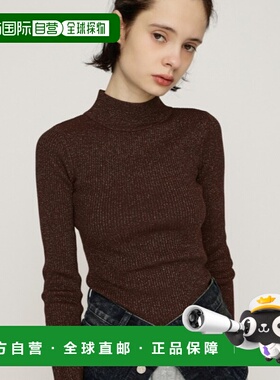 1h可退 日本直邮SLY 女装 亮片修身针织上衣 秋冬新款 030IA47026