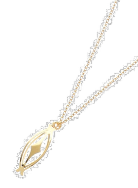 日潮跑腿COCOSHNIK 3D 水印榄尖形项链 43