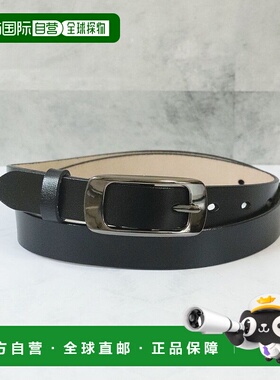 日本直邮florge 方形框架扣厚款皮革腰带 FL8218EW08194 腰带