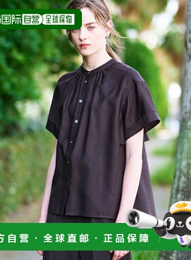 1h可退 日本直邮DRESSTERIOR 女装 后幅设计真丝感棉质衬衫 08583