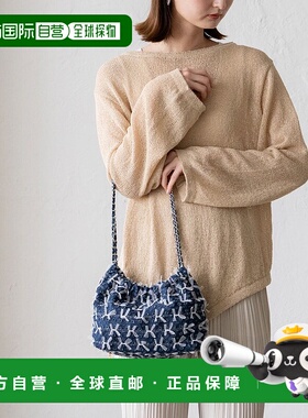 日本直邮VitaFelice 牛仔丝带包 手提包单肩包[V04517AW05464]