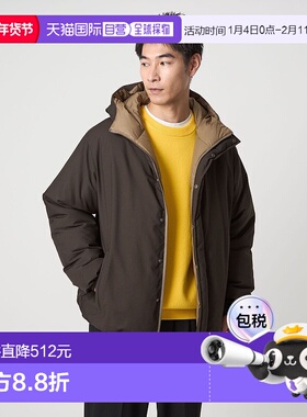 1h可退 日本直邮TAION男装 双面穿羽绒外套 半拉链宽松设计 32255