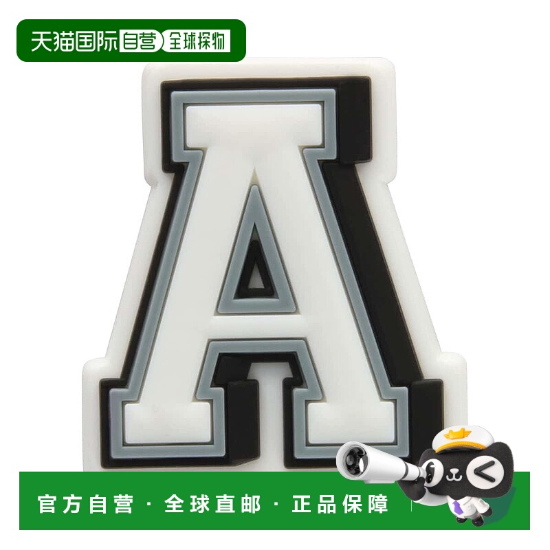 日本直邮crocs Jibbitz字母A鞋饰