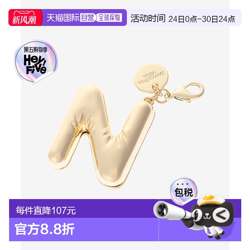 1h可退 日本直邮Samantha Vega 女士气球字母拉链挂饰N 000723212