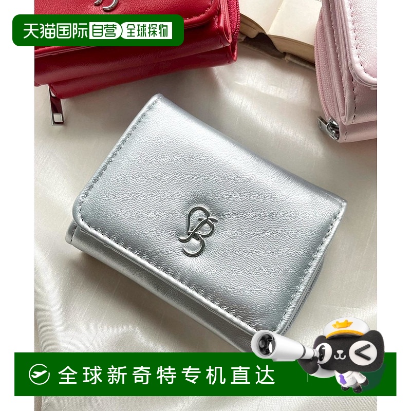 1h可退 日本直邮WEGO 女士迷你钱包 初始字母装饰 卡包 小巧便携