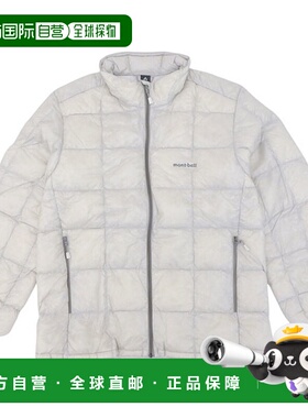 日本直邮Montbell 男士高级羽绒服浅灰色尼龙面料LRRLR1101661LGY
