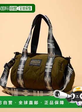 1h可退 日本直邮PENDLETON 男女同款 2WAY迷你绗缝鼓形包 半月柄