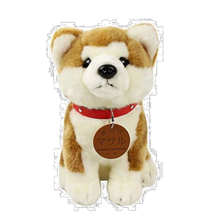 【日本直邮】Cute 玩偶 D0014 秋田犬marusa 坐M