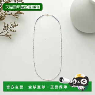 日本直邮日潮 agete 阿卡朵K10彩色宝石项链