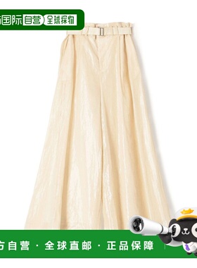 1h可退 日本直邮GALERIE VIE女士轻柔棉质宽腿裤 23044104221