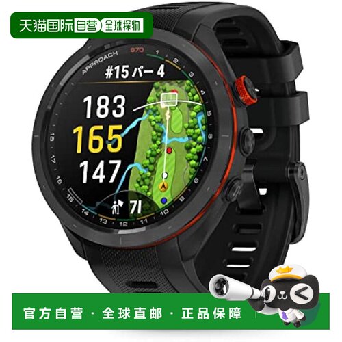 日本直邮Garmin佳明 手表Approach S70 47mm 黑010-02746-22