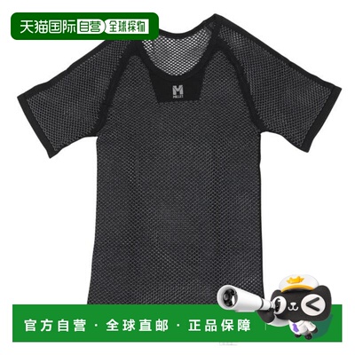 日本直邮Millet 半袖T恤 MIV01566-N0247 黑色 DRYNamic 网眼速干