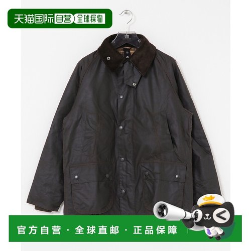 1h可退 日本直邮Barbour 男装 加油蜡棉外套 宽松半拉链设计 冬季