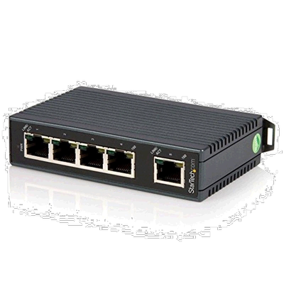 【日本直邮】StarTech.com 5端口 开关集线器 DIN导轨安装 IES510