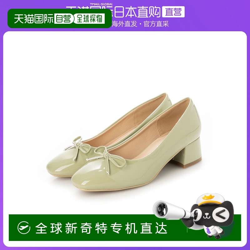 【日本直邮】SFW Liberty Doll 方头鞋跟高跟鞋 / 1155（绿色女鞋