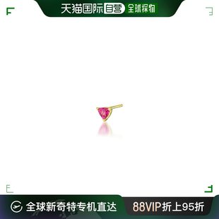 2ZP1633 JewelryK18 粉红色耳环番号 细款 日本直邮日潮 Star