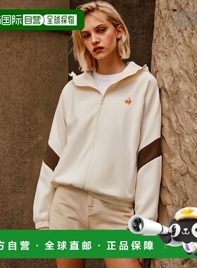 日本直邮le coq sportif LCS羽羽交叉夹克女士运动健身外套LT4FJK