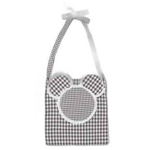 1h可退 日本直邮MICKEY女士格纹蕾丝边托特包 282441901301手提包