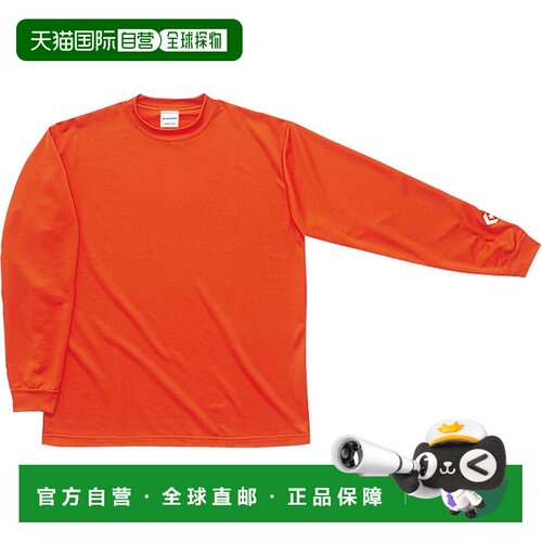 日本直邮CONVERSE 男式长T恤 功能性T恤 练习服一点篮 CB291324L-