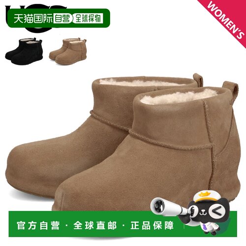 日本直邮UGG CLASSIC MINI ENWRAP 女士羊皮毛一体雪地靴 经典迷