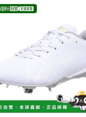 【日本直邮】亚瑟士 GOLDSTAGE MA 2棒球金属钉鞋 1123A046 白色