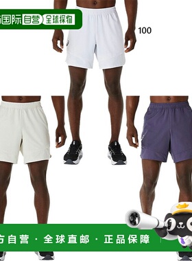 日本直邮ASICS 男款7英寸短裤网球羽毛球服下装 ASICS 2041A333